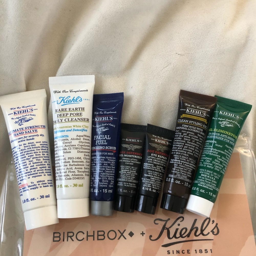 NEW Kiehl’s x Birchbox 7 piece skincare sampler